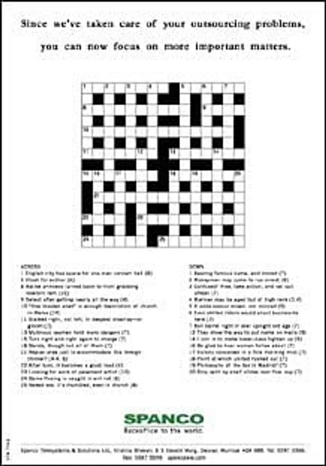 Since we've taken care of your outsourcing problems, you can now focus on more important matters.