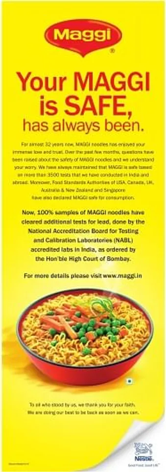 Maggi is safe