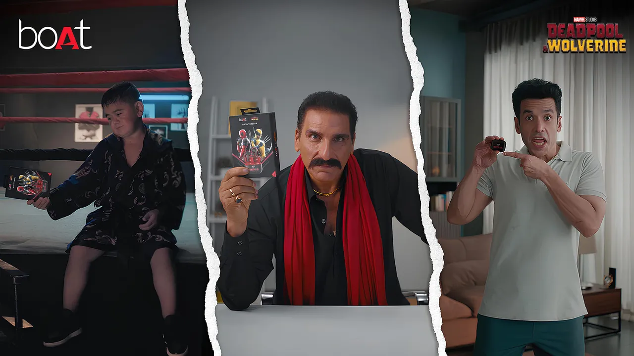 boAt teams up with Tusshar Kapoor, Abdu Rozik and Mukesh Rishi to unveil Deadpool-themed airdopes