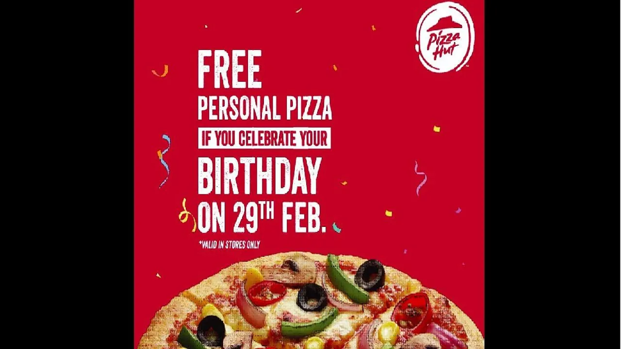 Pizza Hut India announces pizzas for everyone born on 29th february !