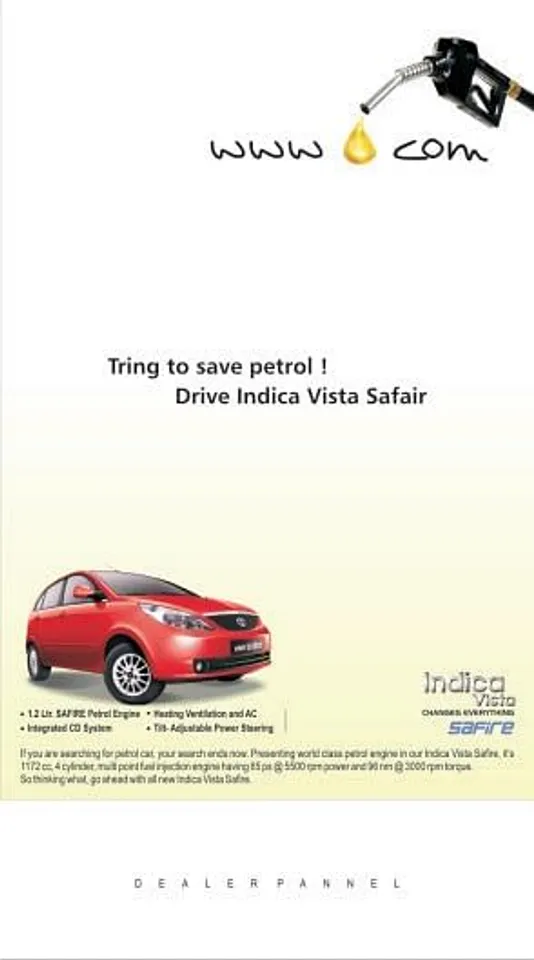 Tring to save petrol