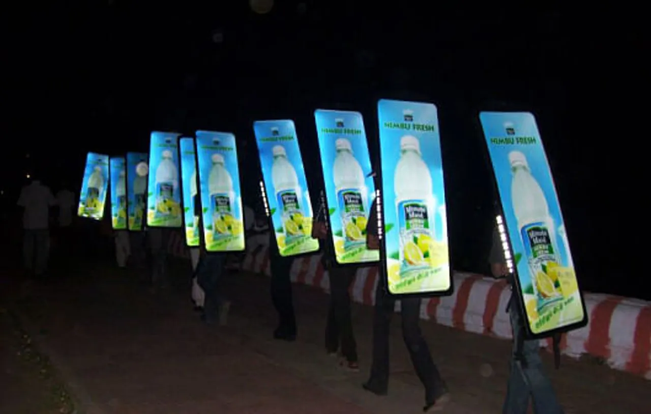 Human banners