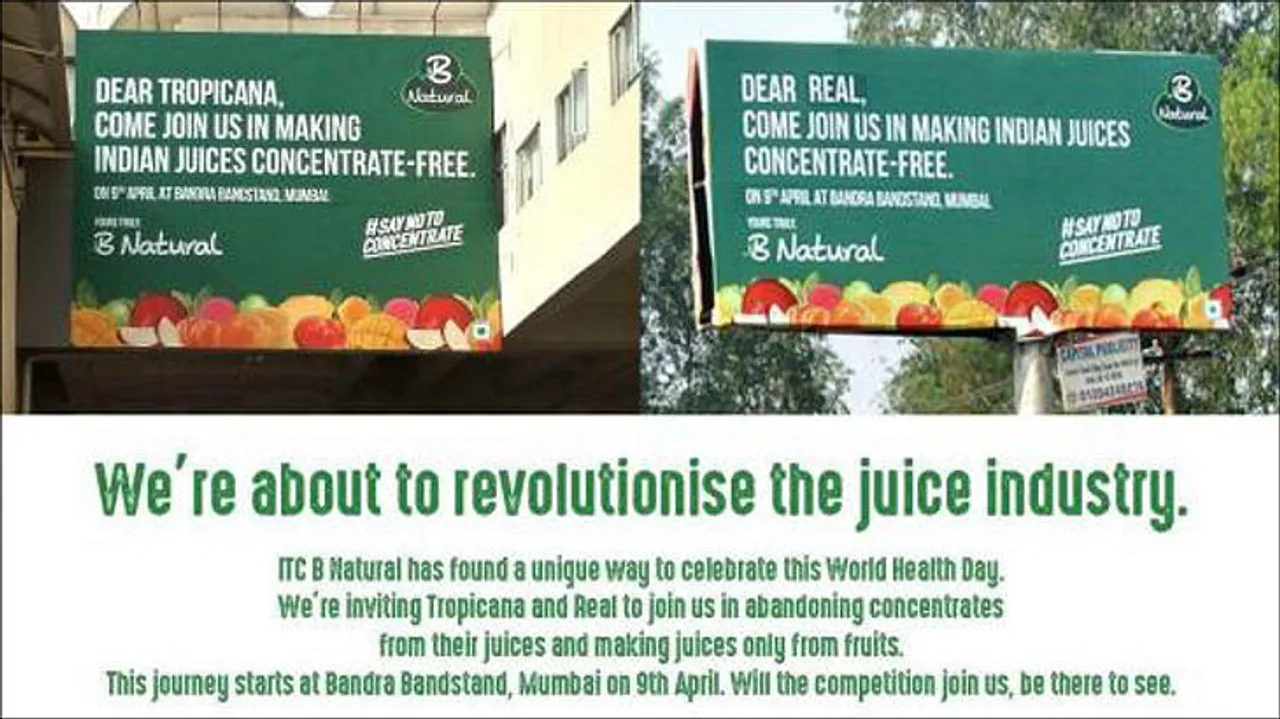 ITC launches frontal attack on rival brands PepsiCo’s Tropicana, Dabur’s Real