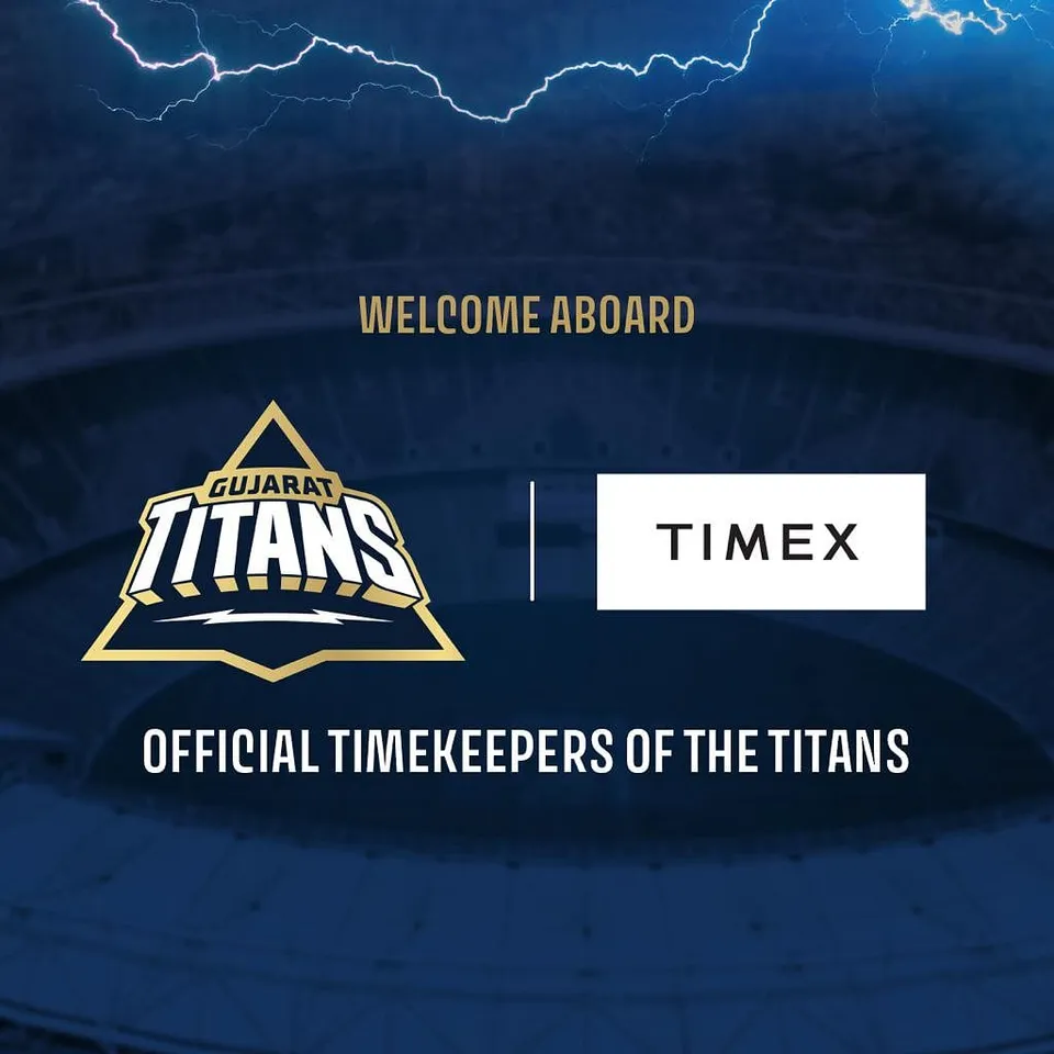 Timex becomes Official Timekeeper of Gujarat Titans