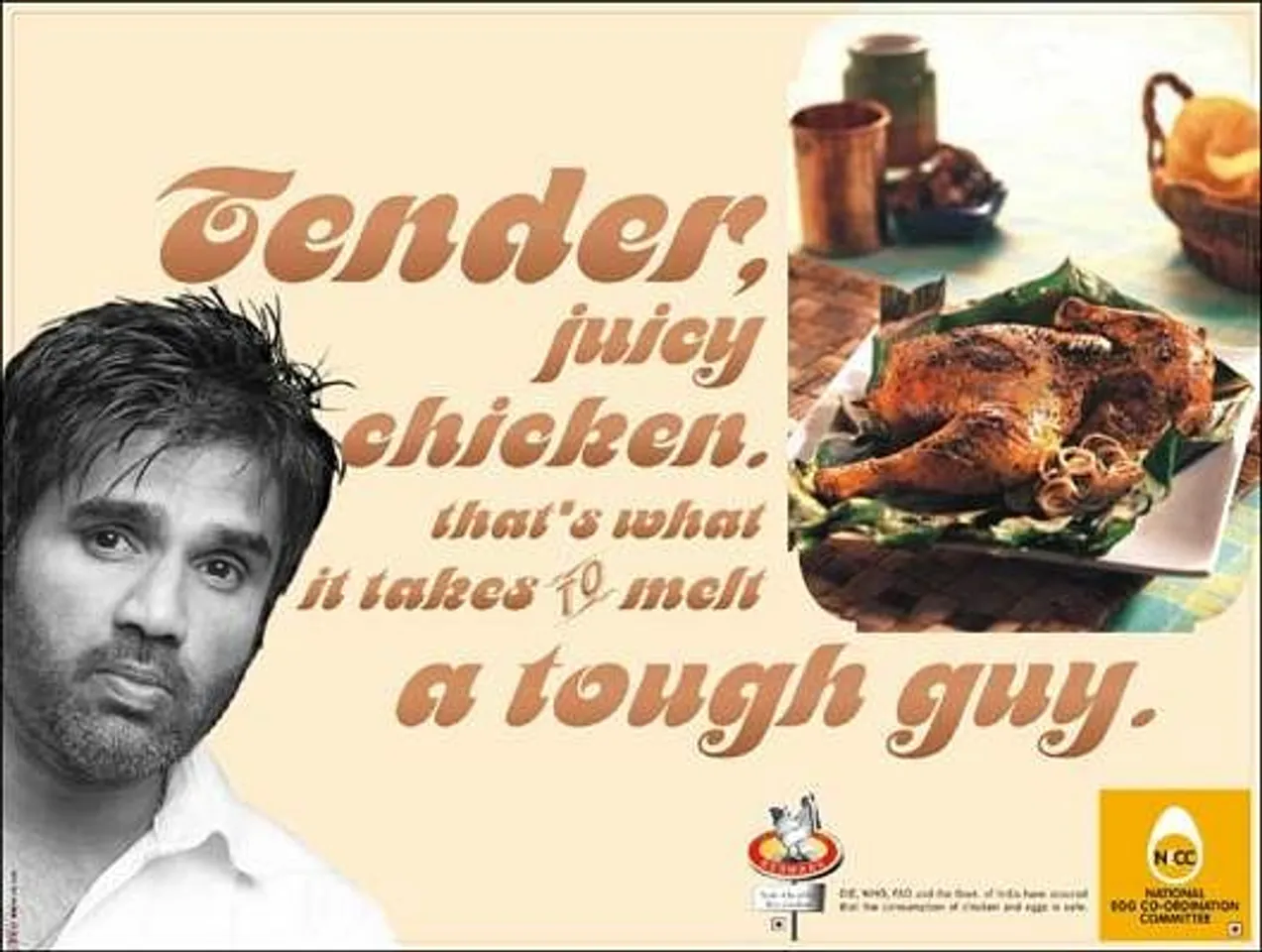 Tender, juicy chicken.That's what it takes to melt a tough guy.
