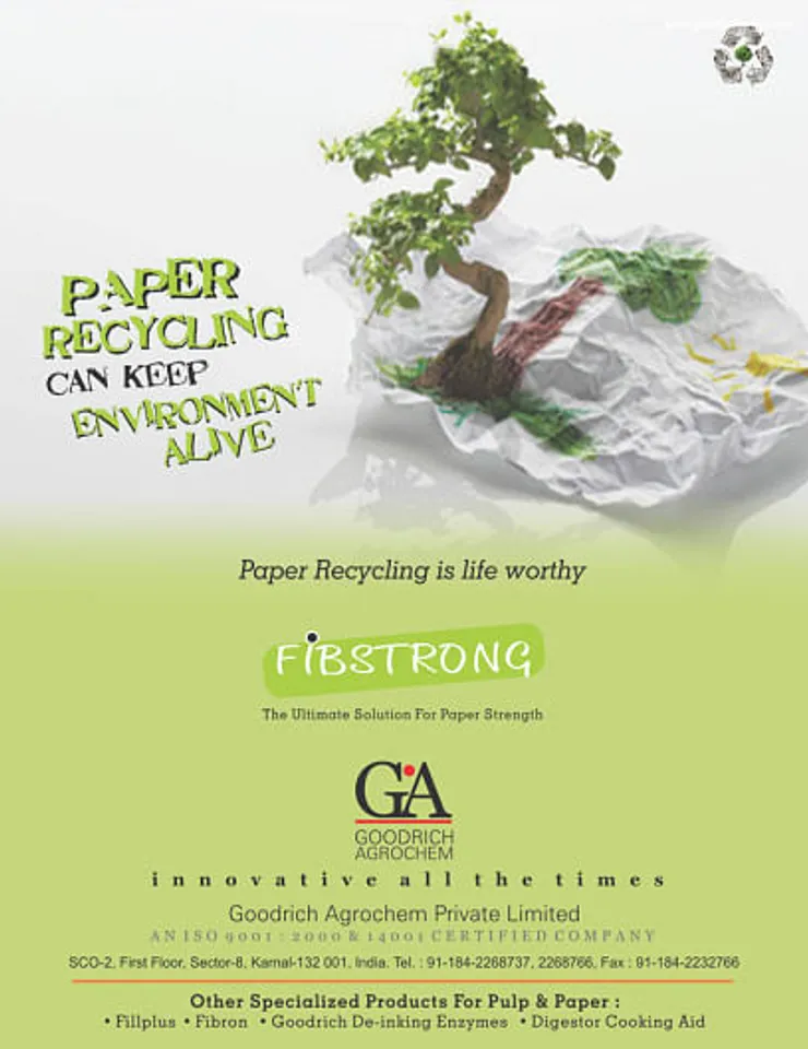 Paper recycling can keep evironment alive