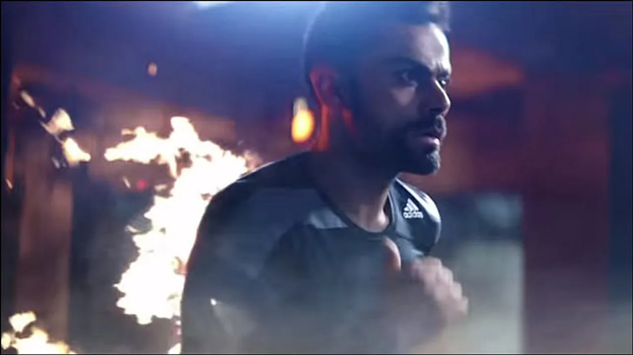 Virat Kohli plays upon #FeelLoveUseHate in new adidas campaign
