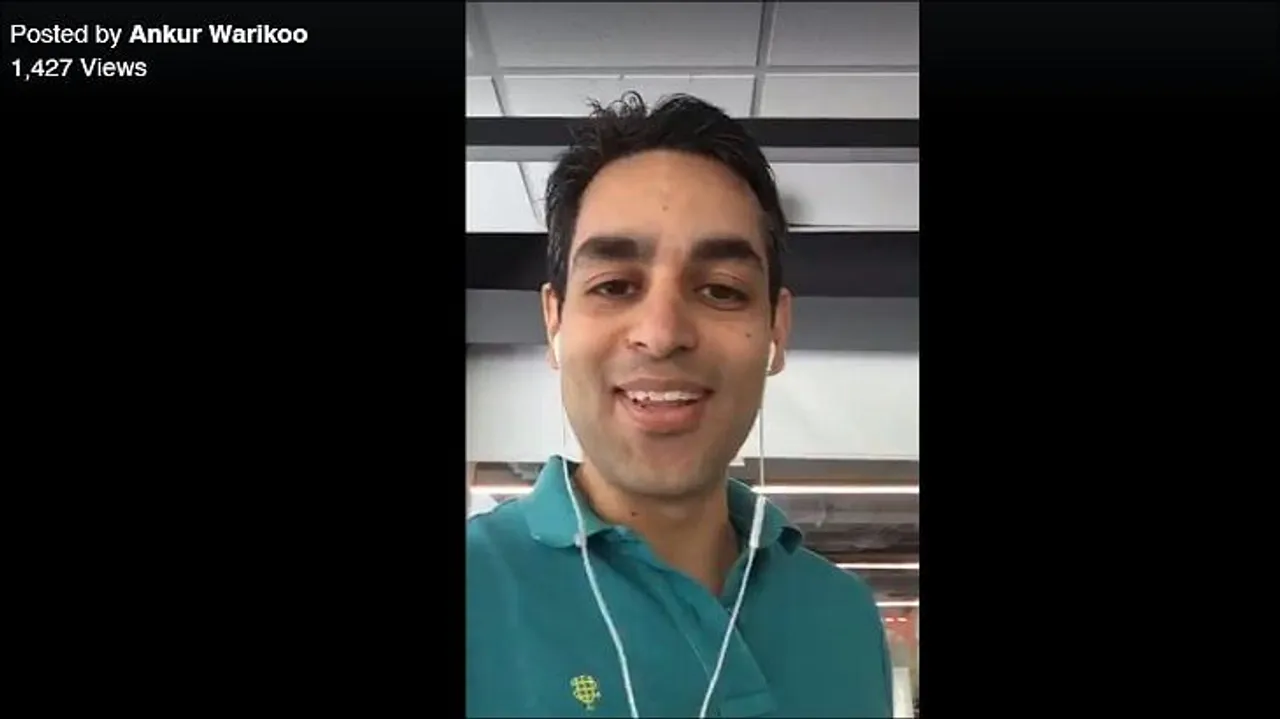 Nearbuy founder uses FB Live to introduce the agency that won his pitch