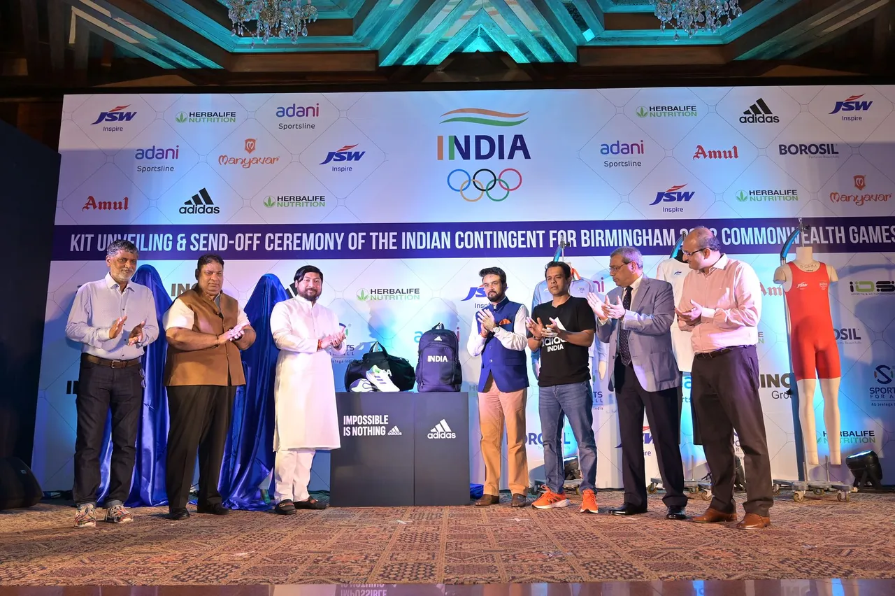 adidas India comes on board as the official footwear partner for the India CWG contingent