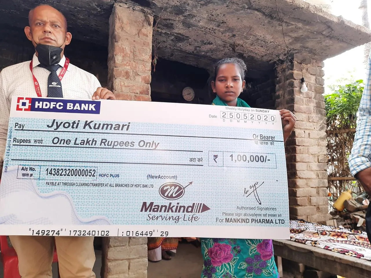 Mankind Pharma stands by real-life hero Jyoti Kumari: admires her brave effort during the lockdown