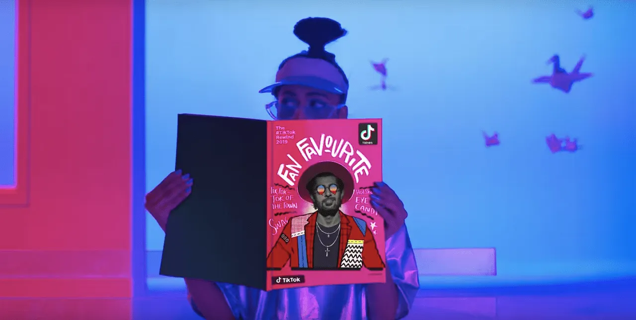 TikTok's rewind video is a little different from YouTube's...