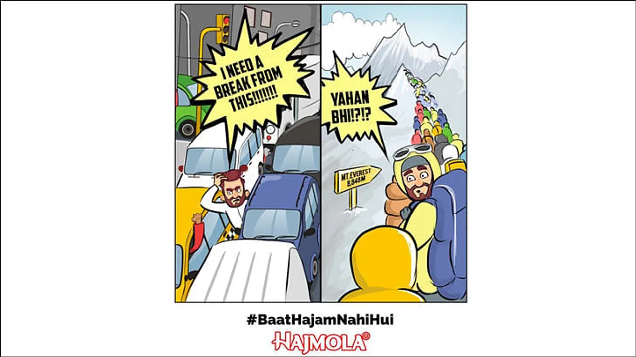 Hajmola plays 'topical' ad game; "Our ideology is different from Amul's," says marketing head