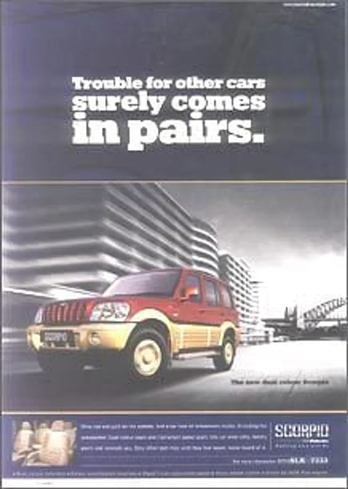 Trouble for other cars surely comes in pairs.