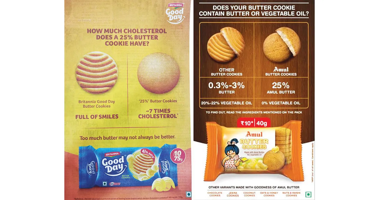
Is butter really better? Britannia reacts to Amul ad
