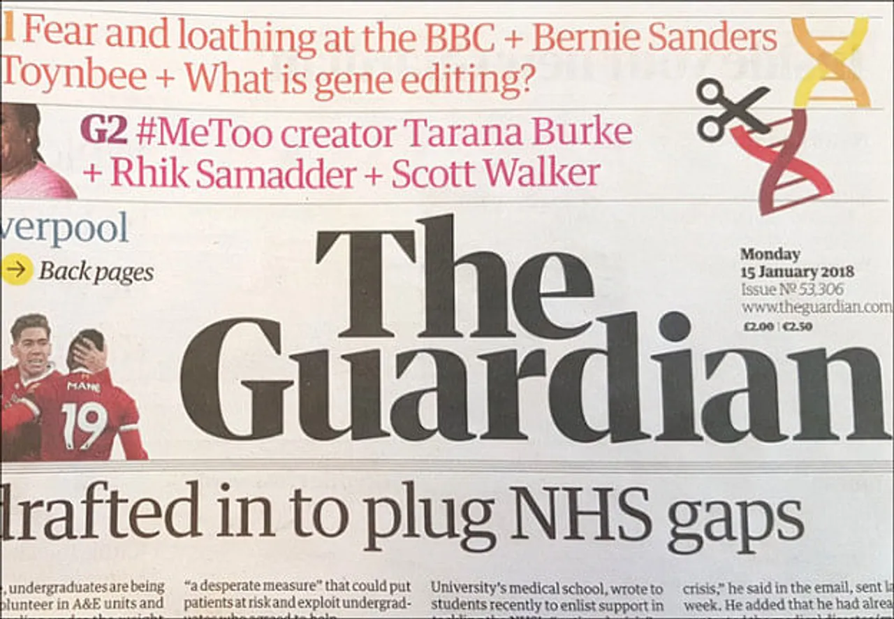  The Guardian goes under the knife!