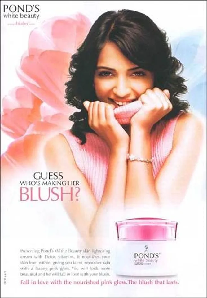 Guess who is making her blush?