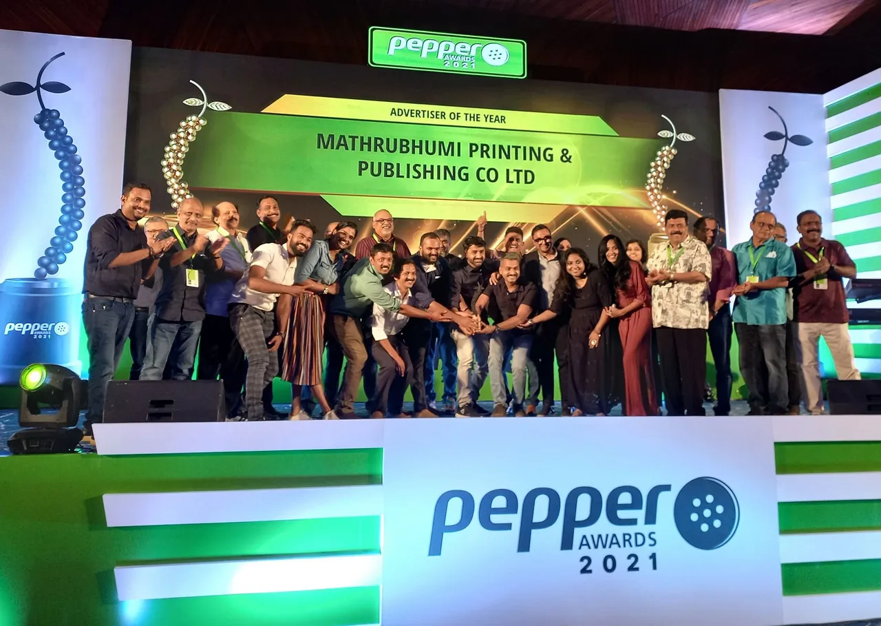 Mathrubhumi wins big at Pepper Creative Awards 2021