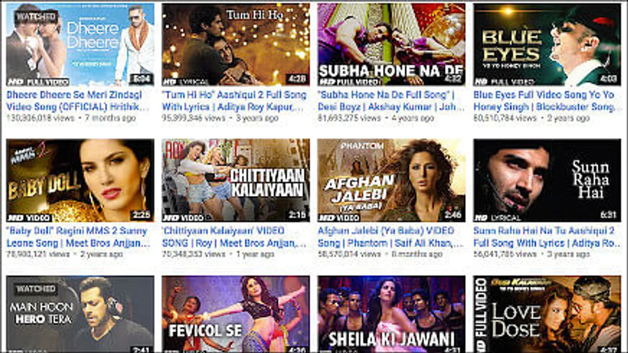 T-Series ranked as the third most-viewed YouTube channel worldwide