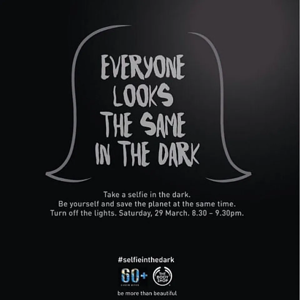 Selfie - every angle - Earth hour
