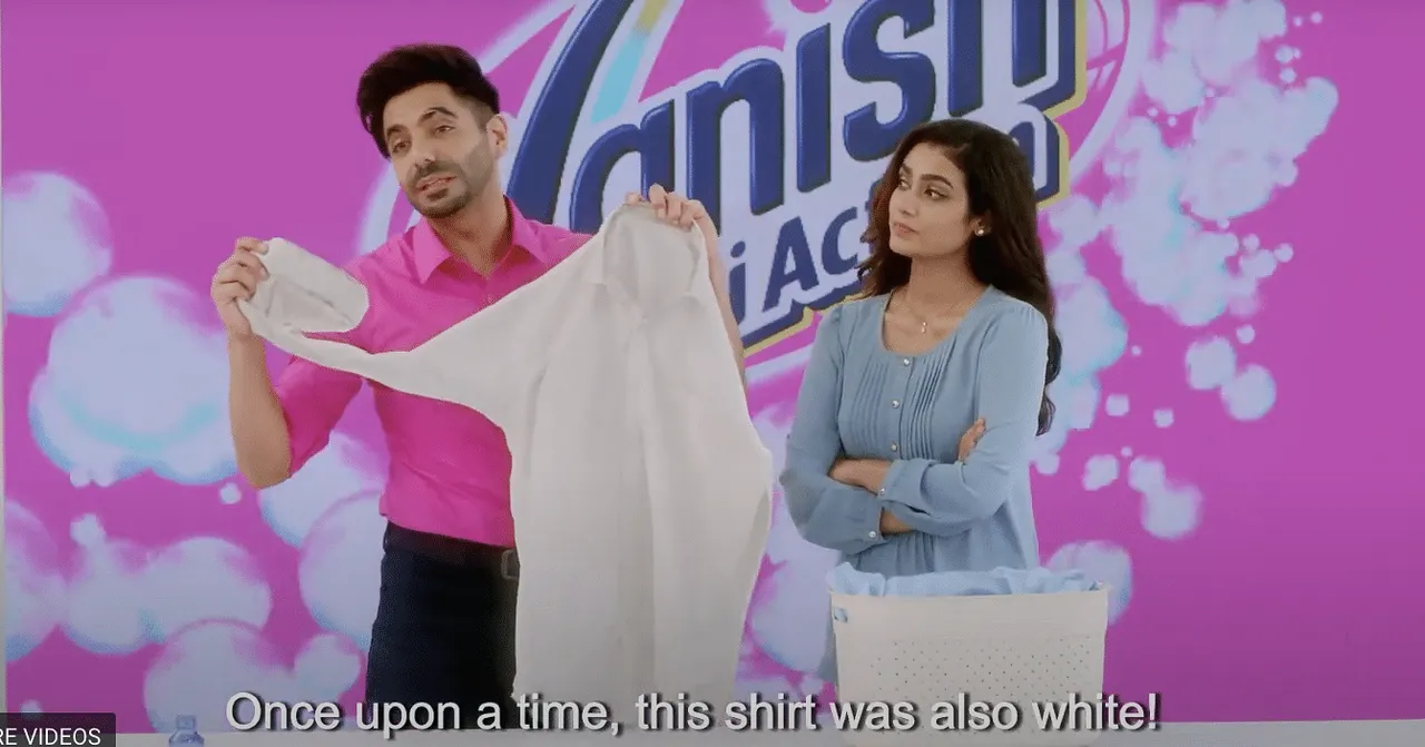Vanish's new ad promises 'dry clean' like laundry results at home