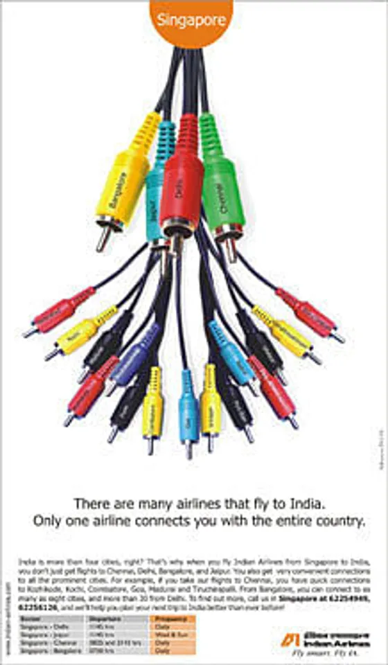 There are many Airlines that fly to India. Only one Airline connects you to entire country.