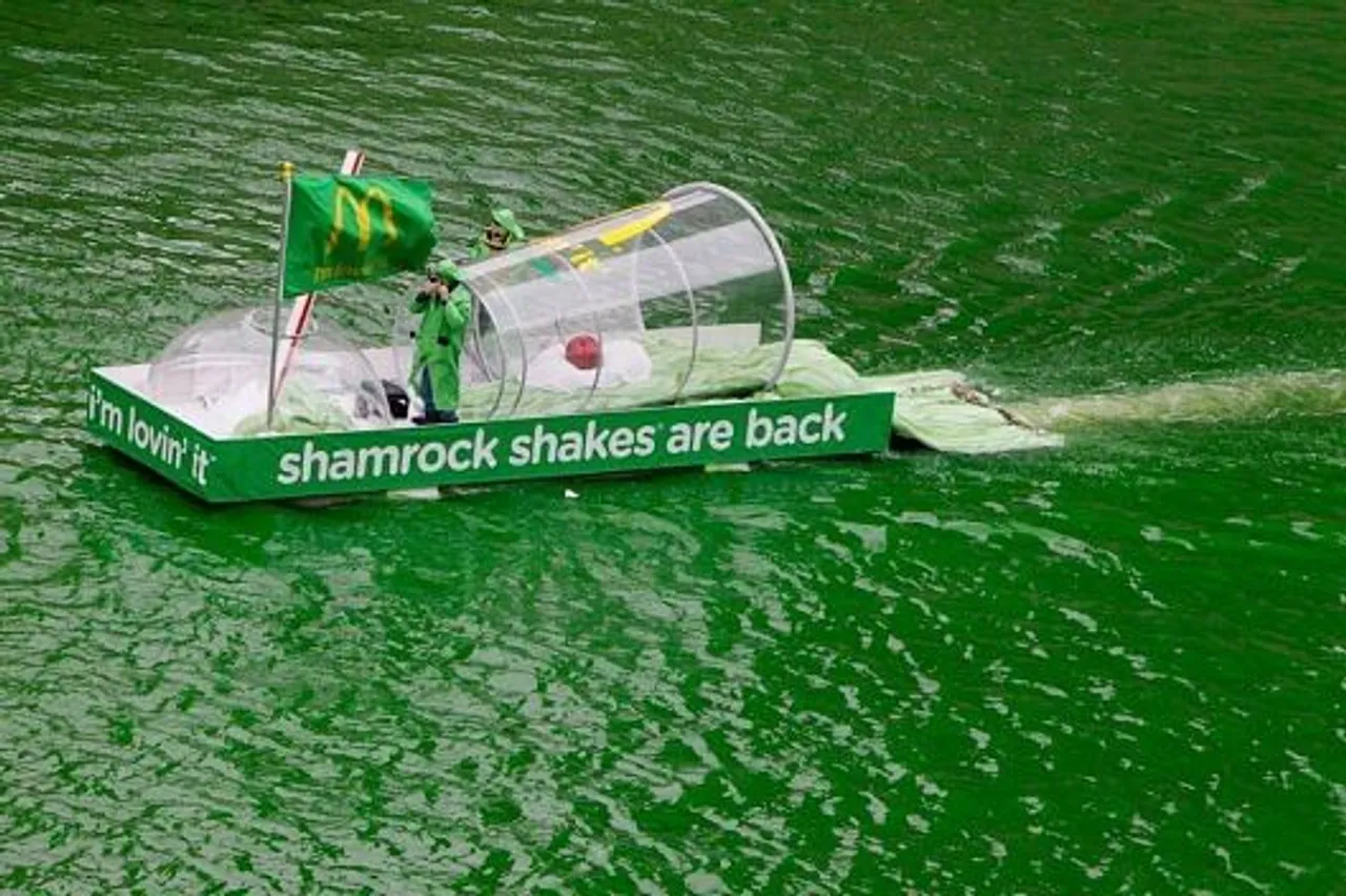 Shamrock Shake Spill