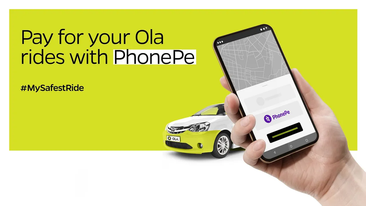 Ola partners with PhonePe to enhance its digital payments experience