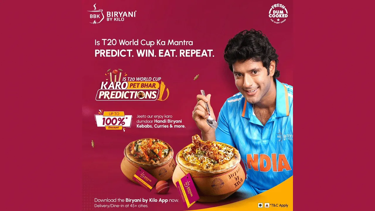 Biryani by Kilo launches new campaign with Hashtag Orange, aiming to bring a twist to the T20 World Cup