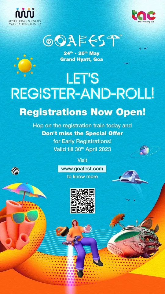 'The Future Of Creativity Is Here!’ is  Goafest's 2023 theme