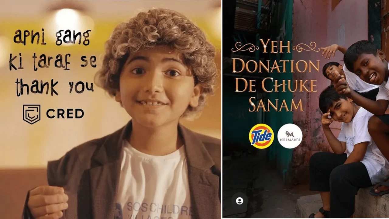 Why is a 10-year-old recreating popular ads and posting them online?