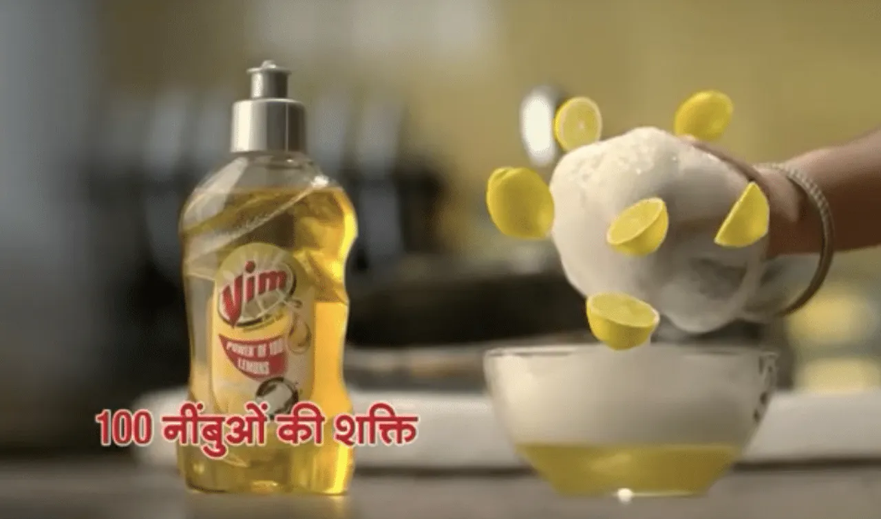 This TikTok video puns on an older Vim ad...