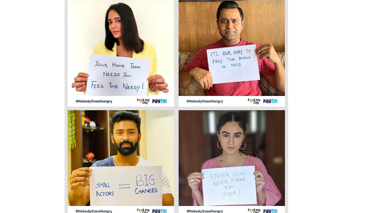 Paytm launches #NobodyGoesHungry campaign