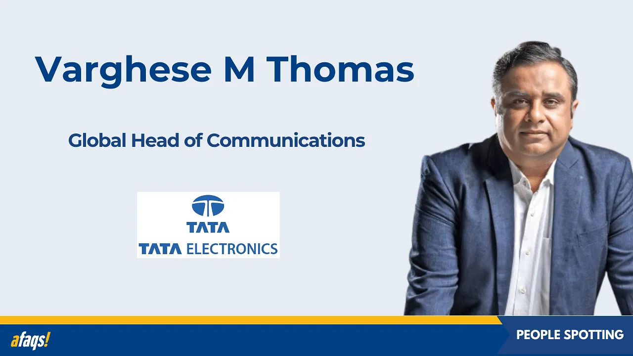 Varghese M Thomas joins Tata Electronics as global head of communications