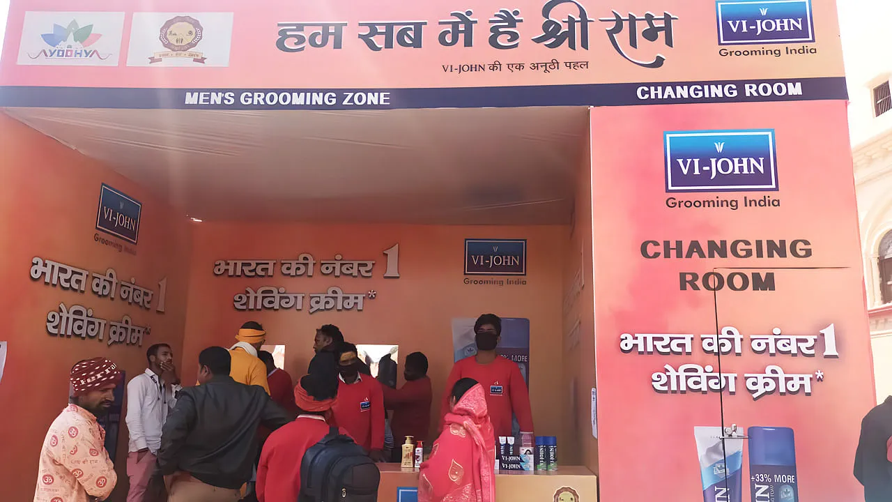 VI JOHN offers makeover to devotees through its unique activation "Hum Sab Mein Hai Shri Ram" at Ayodhya