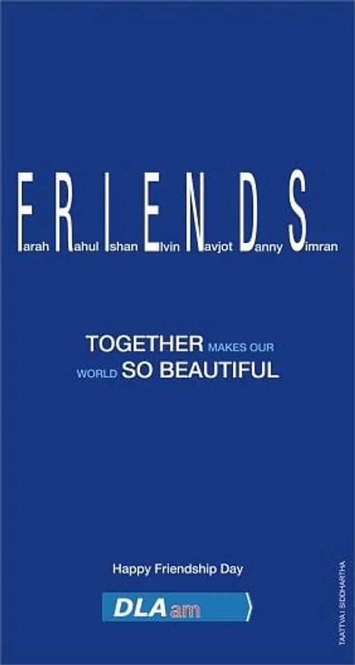 Friends together makes our world so beautiful