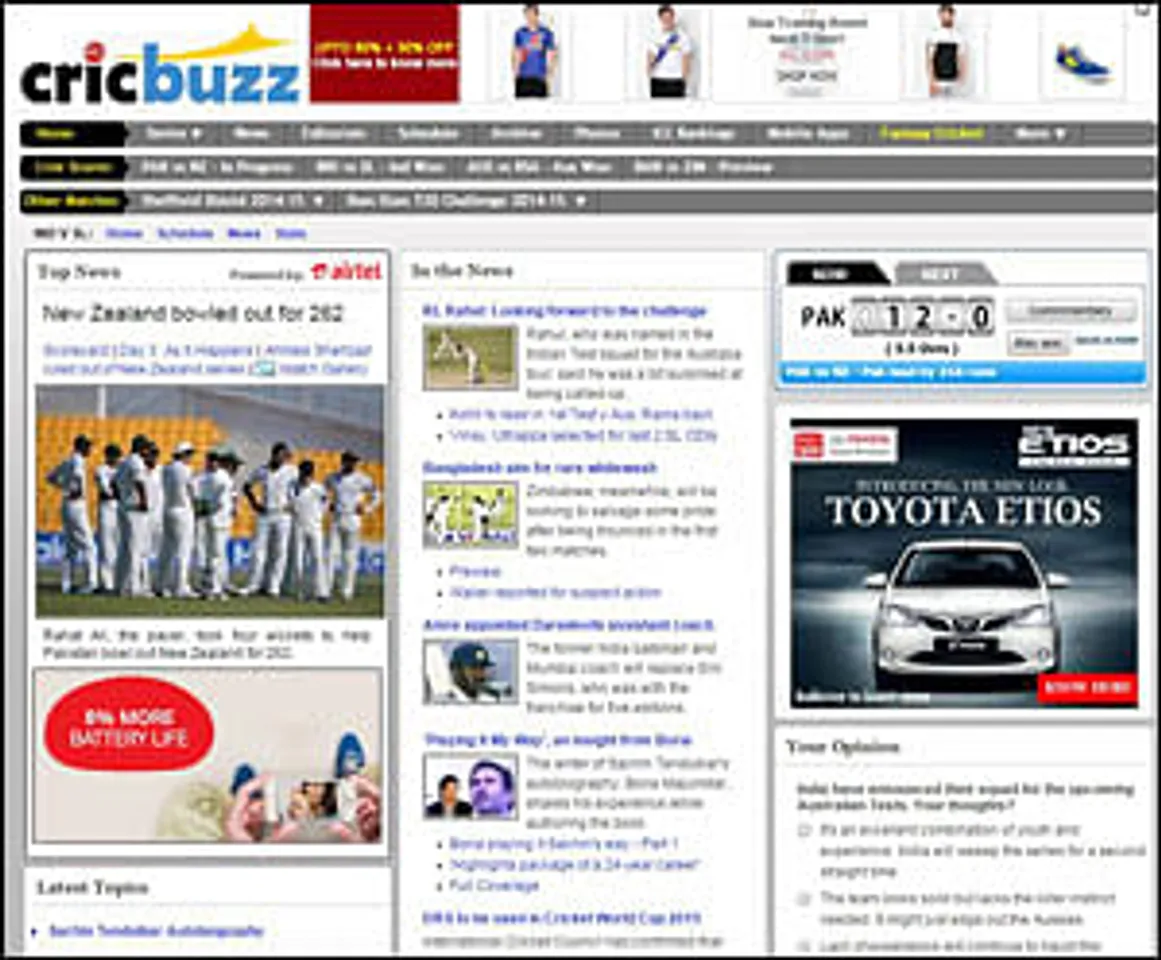 Times Internet acquires Cricbuzz.com