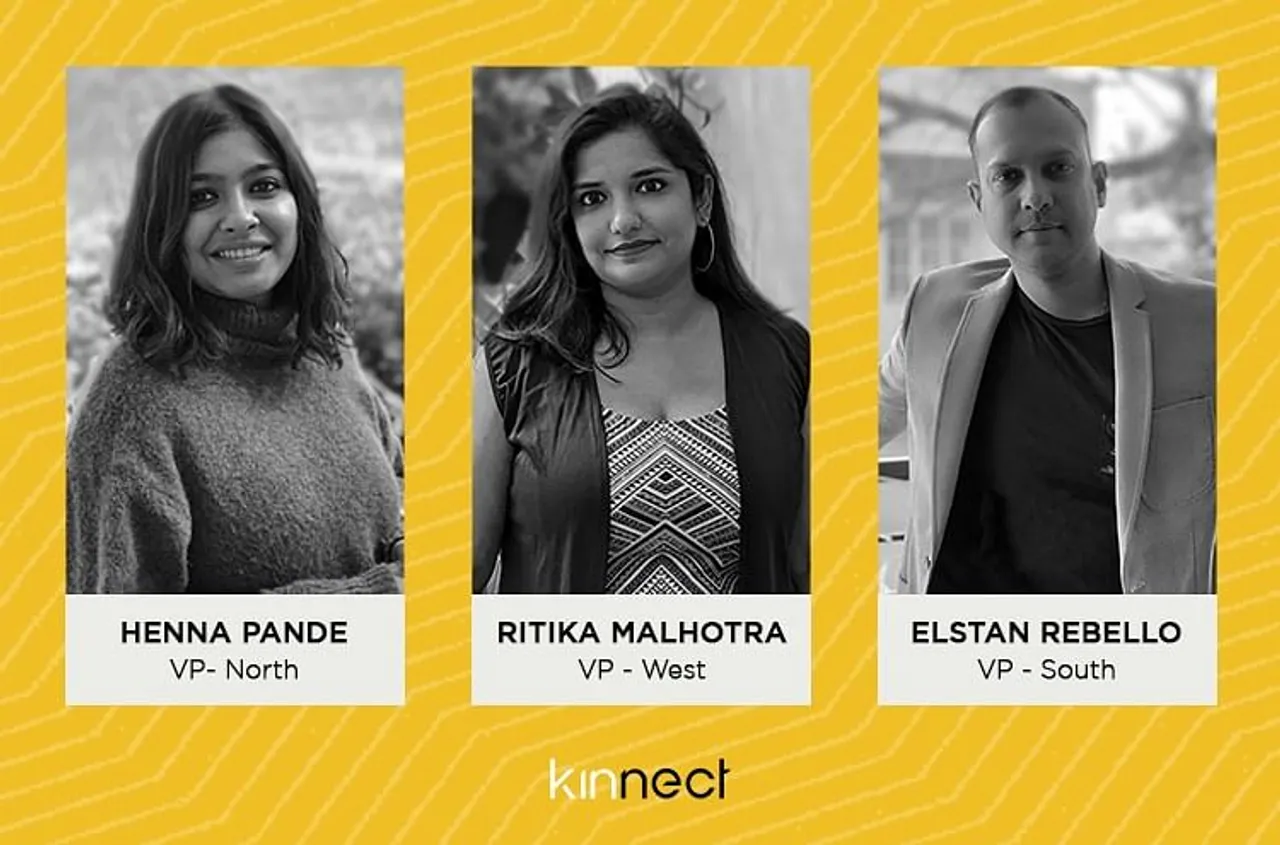 Kinnect announces key elevations and leadership changes across India