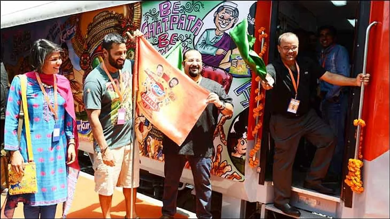 Kurkure underscores positioning through 'Family Express', a branded train