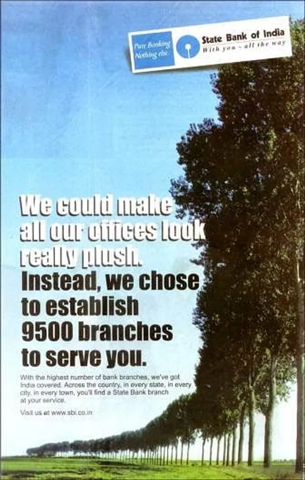 We could make all our offices look really plush. Instead, we chose to establish 9500 branches to serve you.