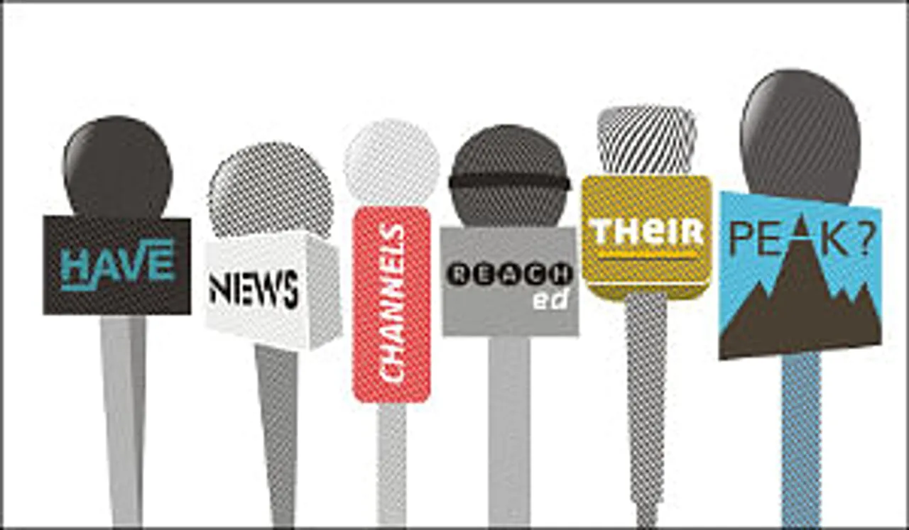 Have news channels reached their peak?