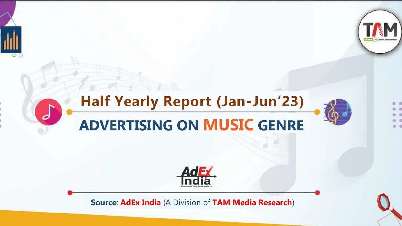 Music genre ads rise 9% in H1 2023: TAM AdEx