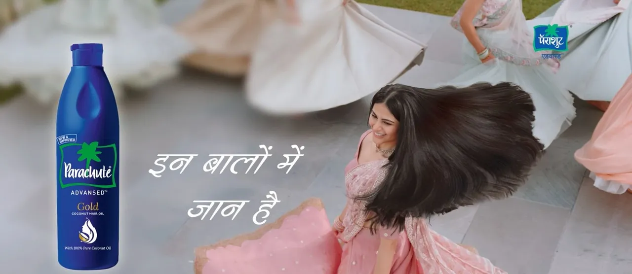 Parachute Advansed Gold highlights the essence of beautiful hair in its latest  campaign