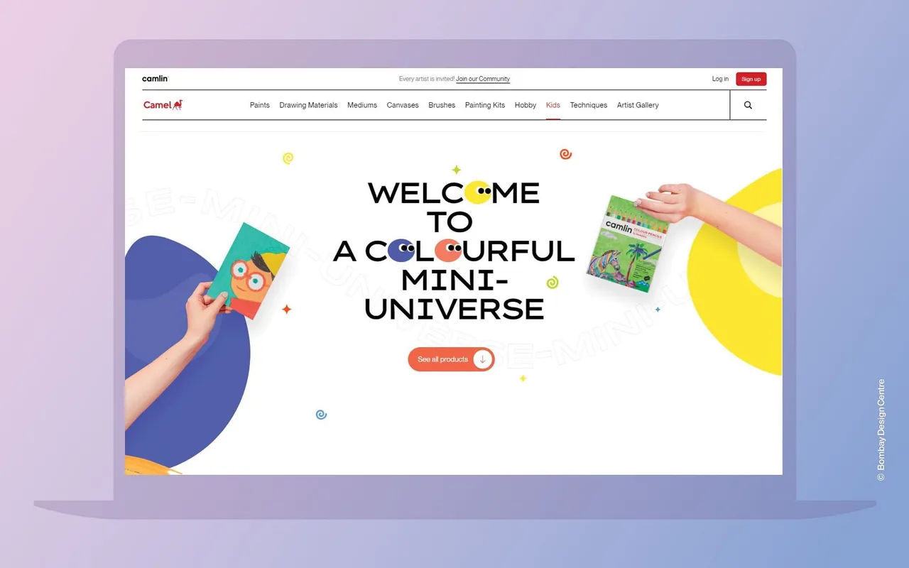 Bombay Design Centre reimagines iconic brand Camlin's D2C digital experience
