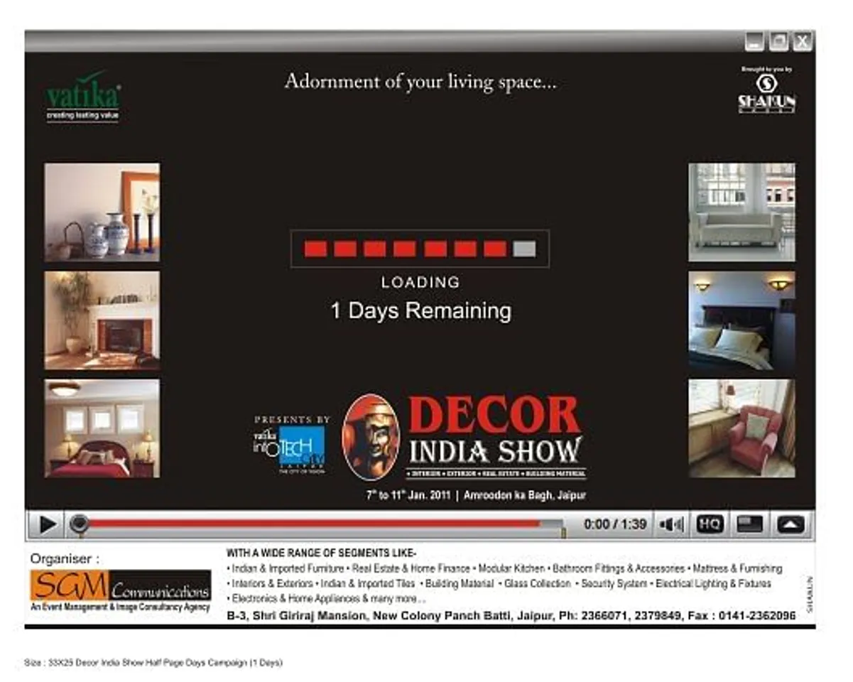 Adornment of your living space....Campaign Countdown Day 1