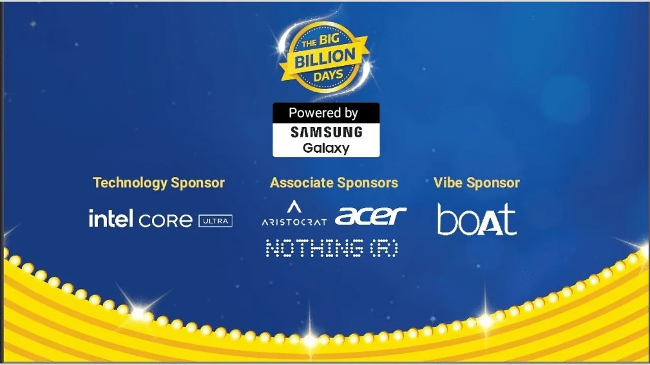 Samsung, Intel, Acer, and boAt join Flipkart’s 11th edition of Big Billion Days as sponsors