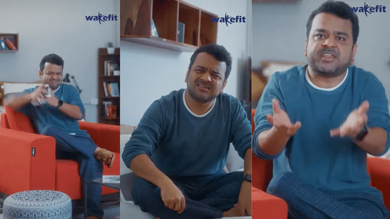 Kumar Varun rails against new year parties in a Wakefit.co commercial 