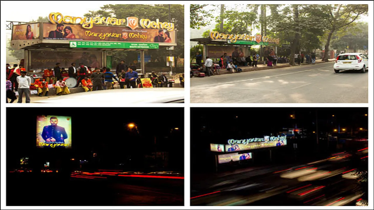Manyavar Mohey promotes #NayeRishteNayeVaade campaign through outdoor ads