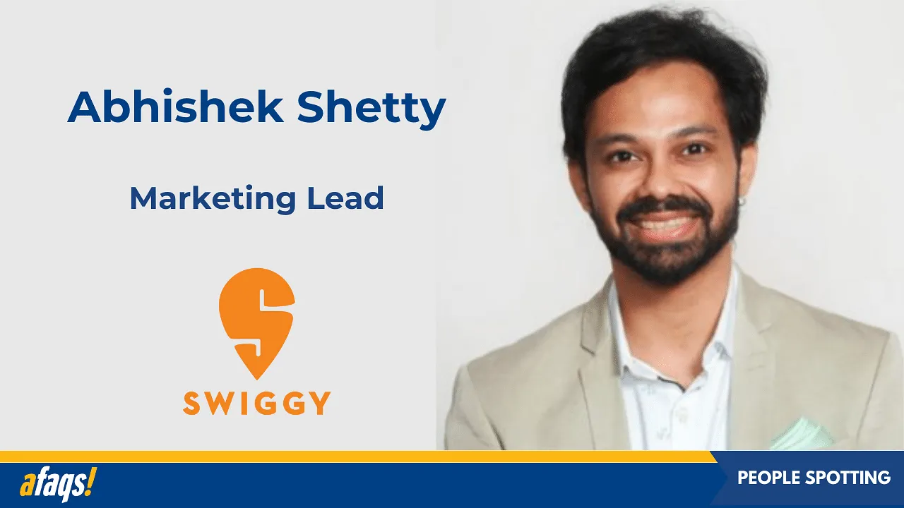 Swiggy ropes in Abhishek Shetty as marketing lead