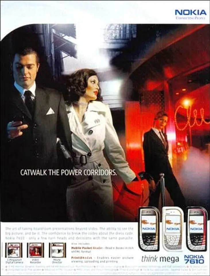 Catwalk the power corridors.