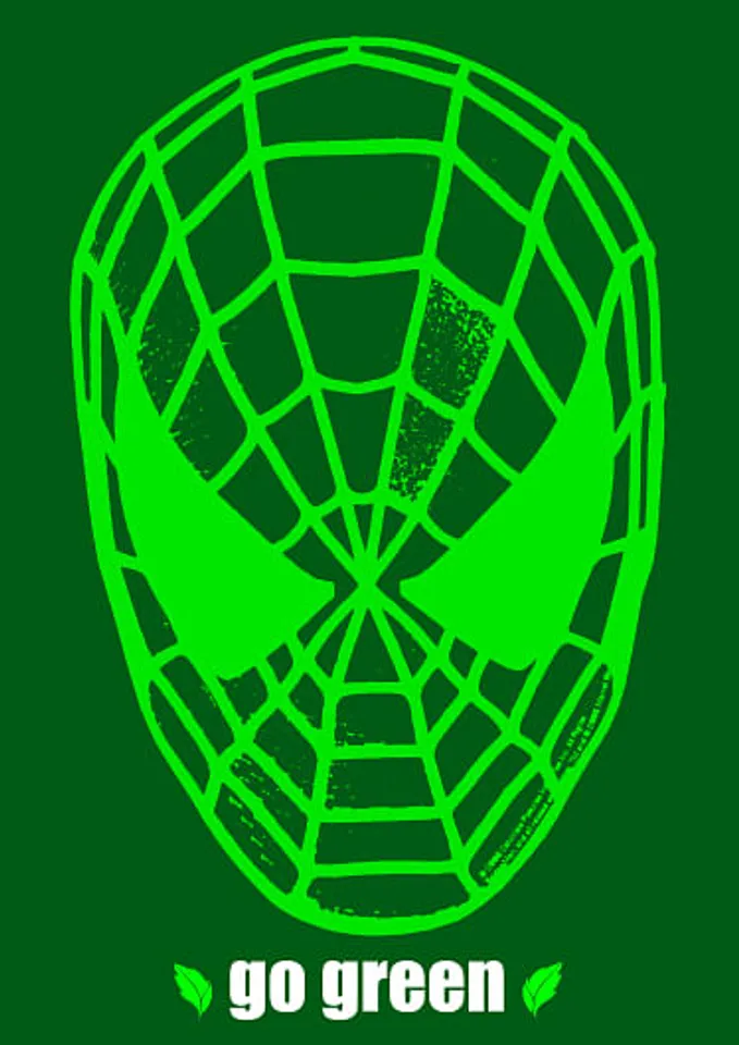 Spiderman go green